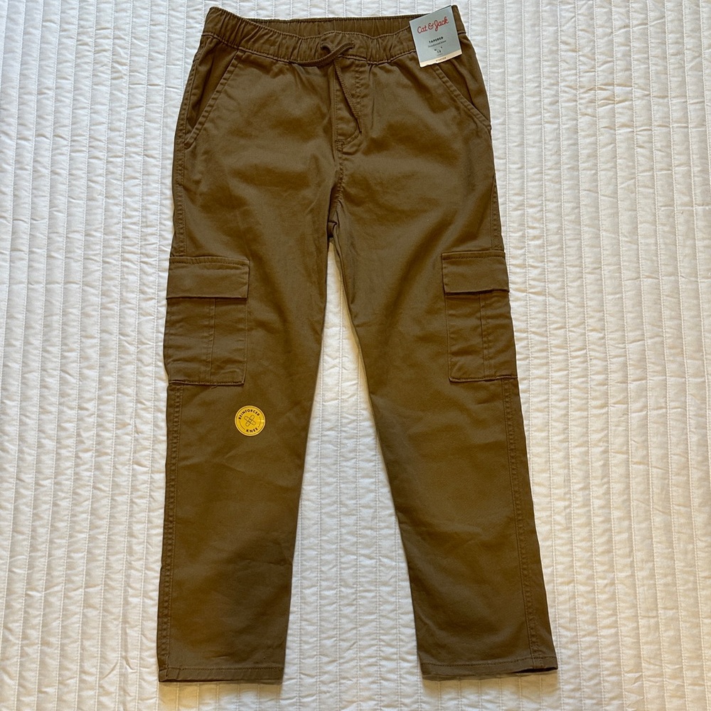 New w/ tags Cat & Jack Brown Cargo Pants for Kids